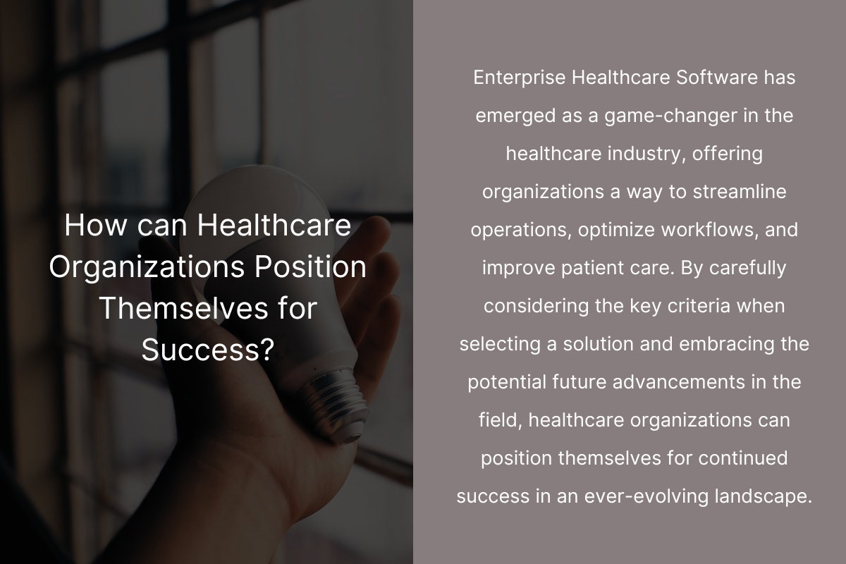 Boosting Efficiency with Enterprise Healthcare Software